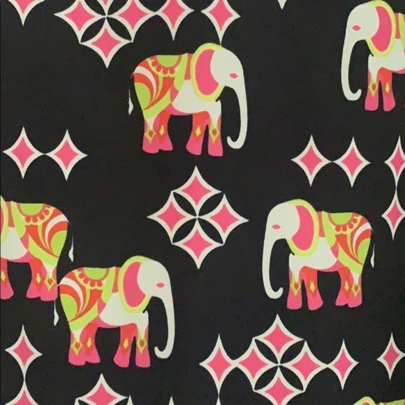 Crown&Ivy Elephant Print Sheath Dress,Navy-Pink ,4 - Picture 5 of 14